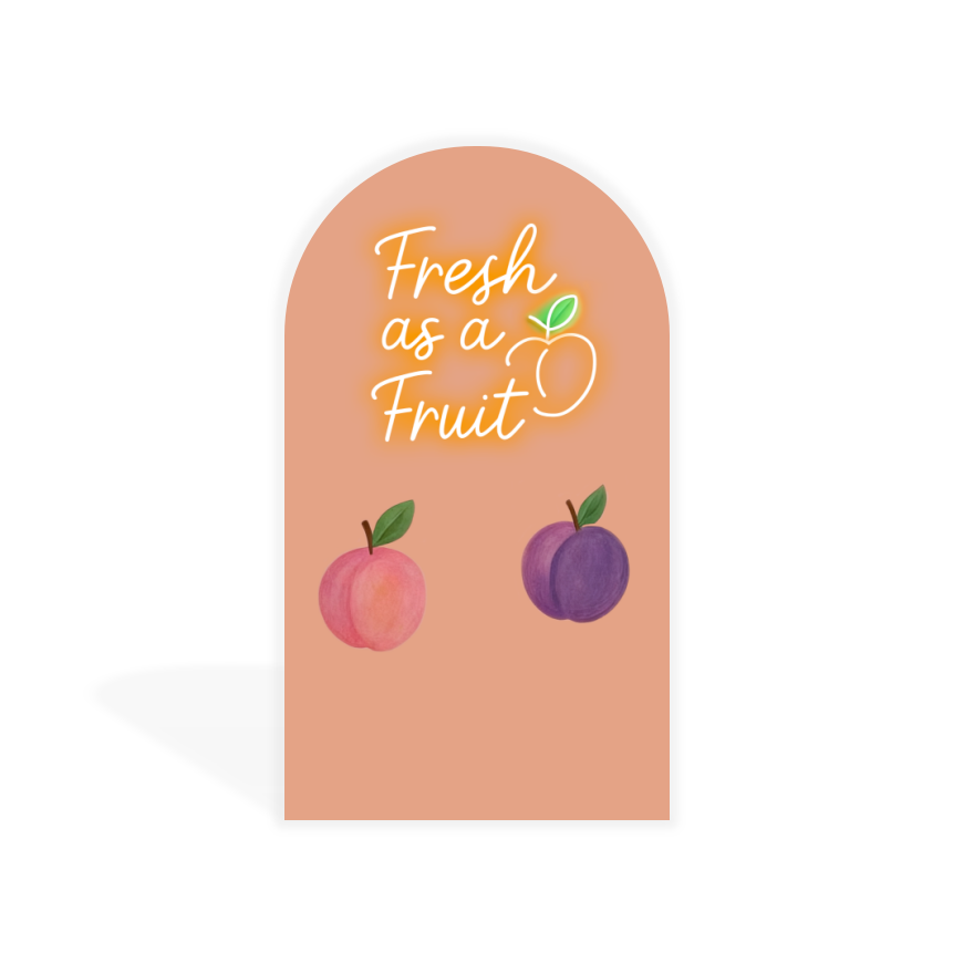 Fresh as a Fruit Baby Shower Birthday Party Chiara Arch Backdrop Wall Cloth Cover