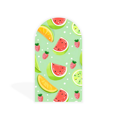 Fruit Watermelon Theme Party Arch Backdrop Wall Cloth Cover