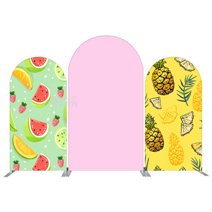 Fruit Watermelon Theme Party Arch Backdrop Wall Cloth Cover
