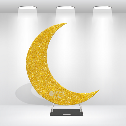 6.5ft Crescent Half Moon Shape Arch Backdrop Stand For Wedding Birthday Baby Shower