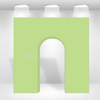 8x8ft 3d Triomphe Party Backdrop Stand Triumphal Backdrop 3D Square Backdrop