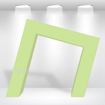 Slanted Square 3D Arch Backdrop Stand For Birthday Wedding Party Decoration Made of Aluminum Alloy Tube