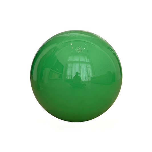 Large Matte Inflatable Balls Green PVC Reusable Event Decor for Party & Wedding