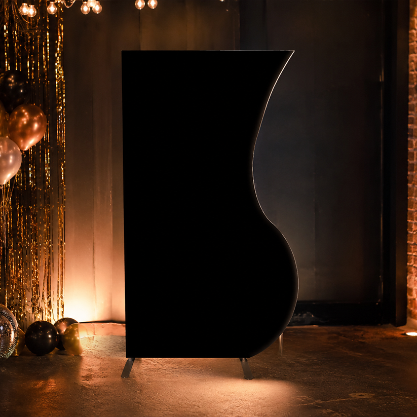 4x7ft Aluminum Alloy Half Vase Backdrop Frame Stand for Birthday Event Decoration