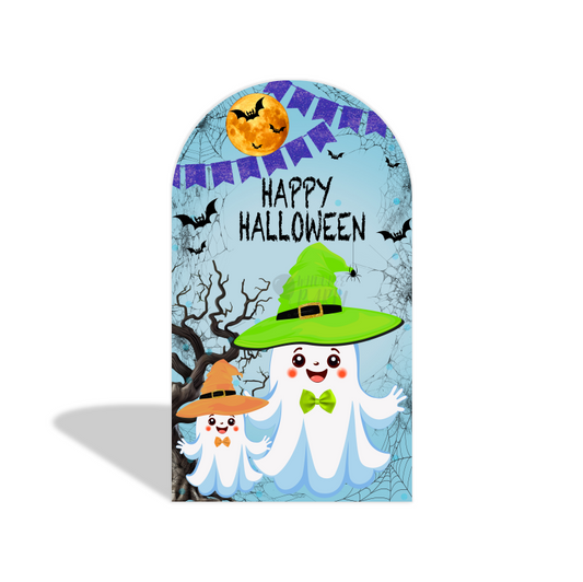 Halloween Ghost Party Arch Backdrop Wall Cloth Cover