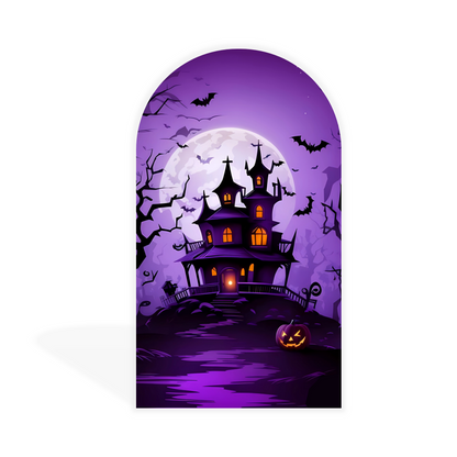 Halloween Party Arch Backdrop Wall Cloth Cover