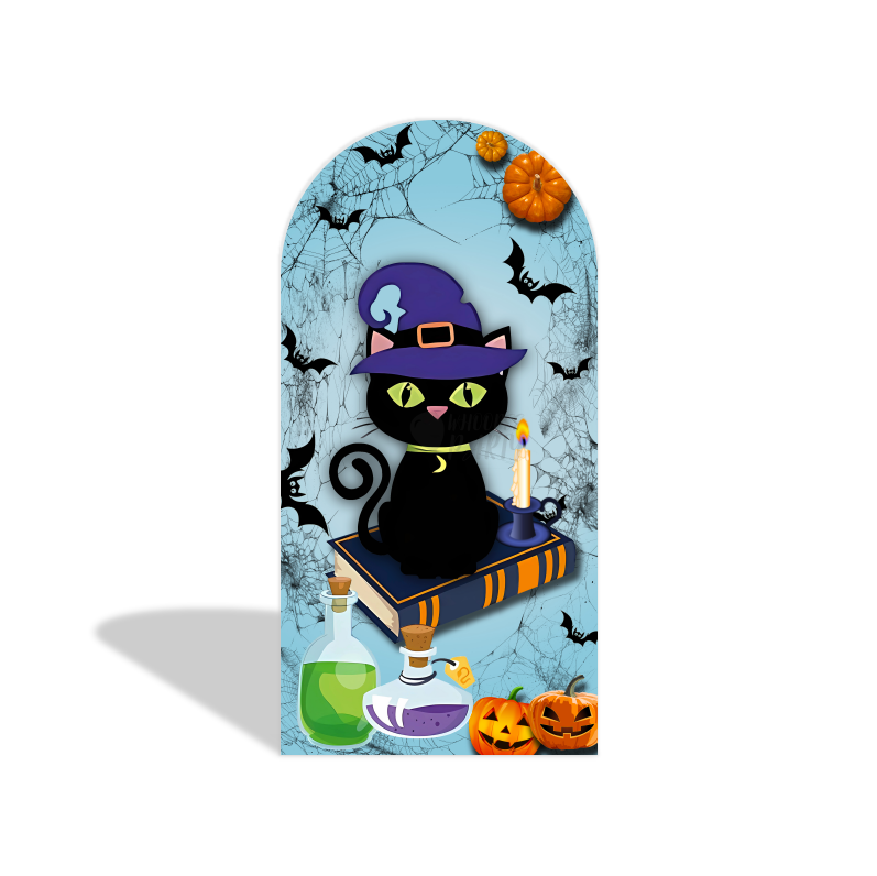 Halloween Ghost Party Arch Backdrop Wall Cloth Cover