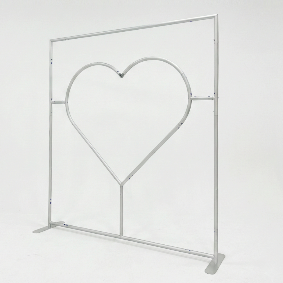 heart shape backdrop stand