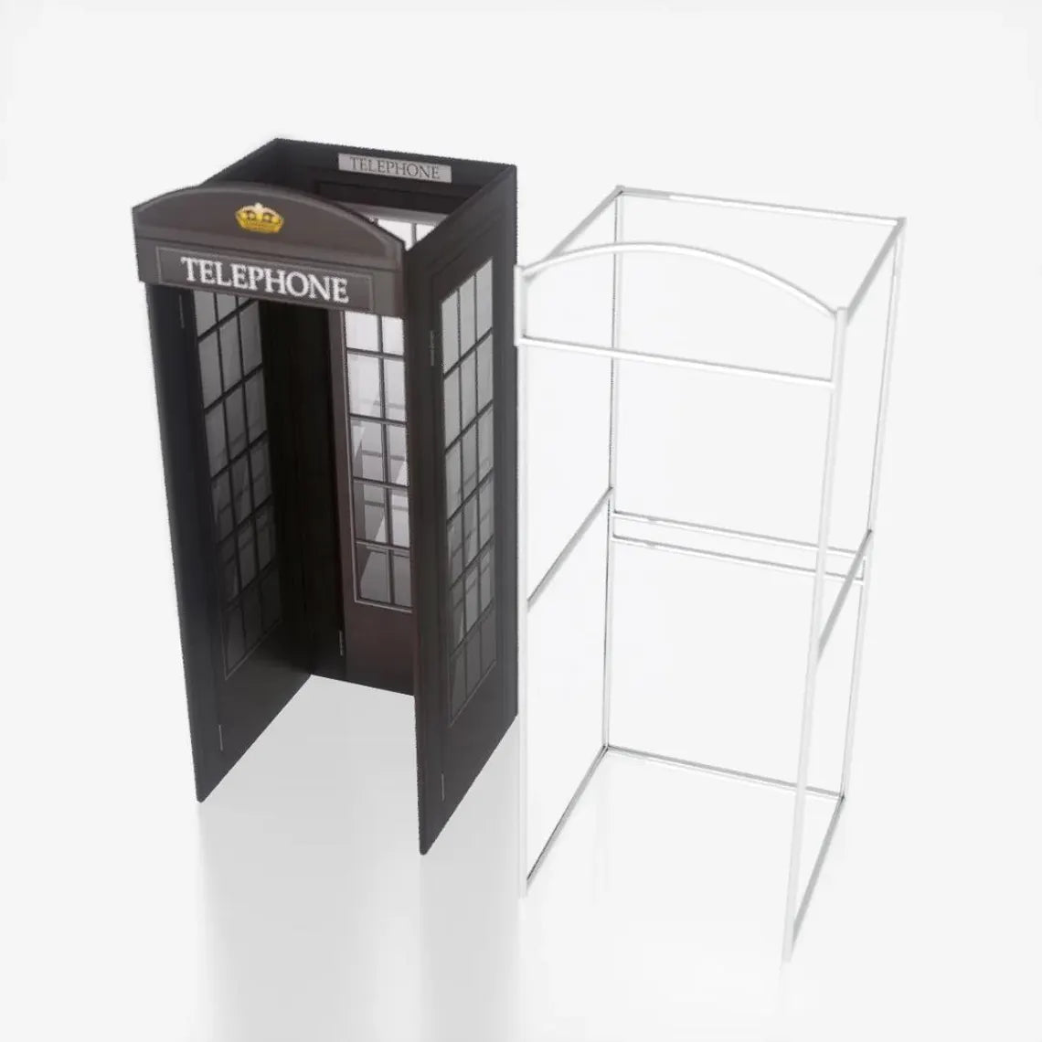 Telephone Booth Party Photo Booth Birthday Backdrop Stand