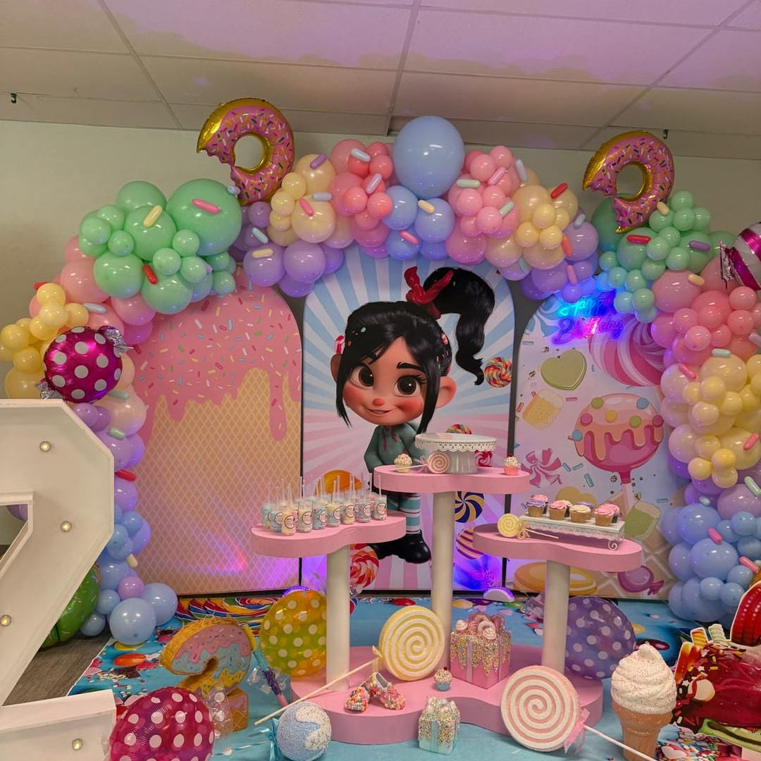 Aluminum Alloy Chiara Arch Backdrop Wall Stand And Cover Set For Baby Shower Birthday Wedding Party Decoration