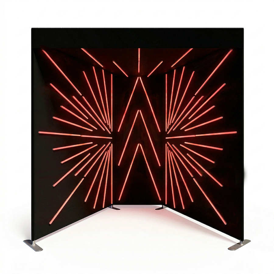 VOGUE Tunnel LED Walk-In Video Photo Booth Enclosure