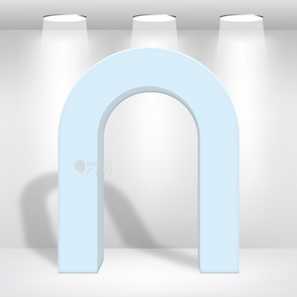 6x7.5ft 3D Arch Backdrop Stand With Cover For Birthday Baby Shower Party Backdrop