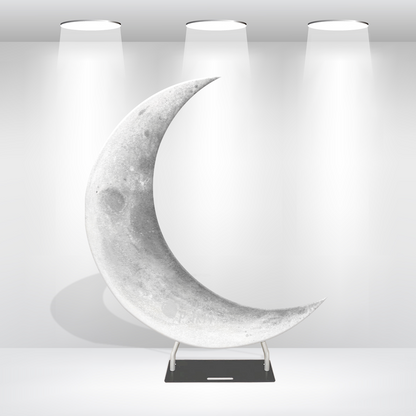 6.5ft Crescent Half Moon Shape Arch Backdrop Stand For Wedding Birthday Baby Shower