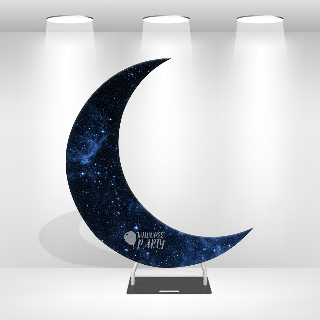 6.5ft Crescent Half Moon Shape Arch Backdrop Stand For Wedding Birthday Baby Shower