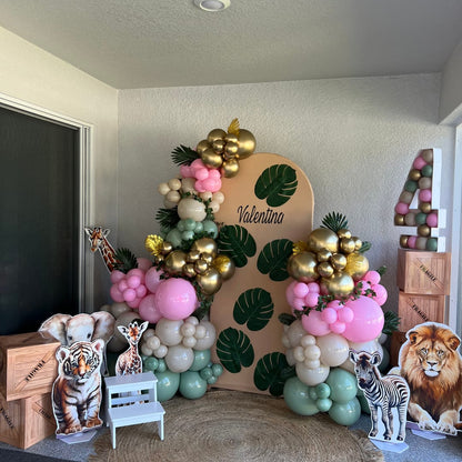 4*7Ft Aluminum Arch Backdrop Stand For Birthday Wedding Party Decoration