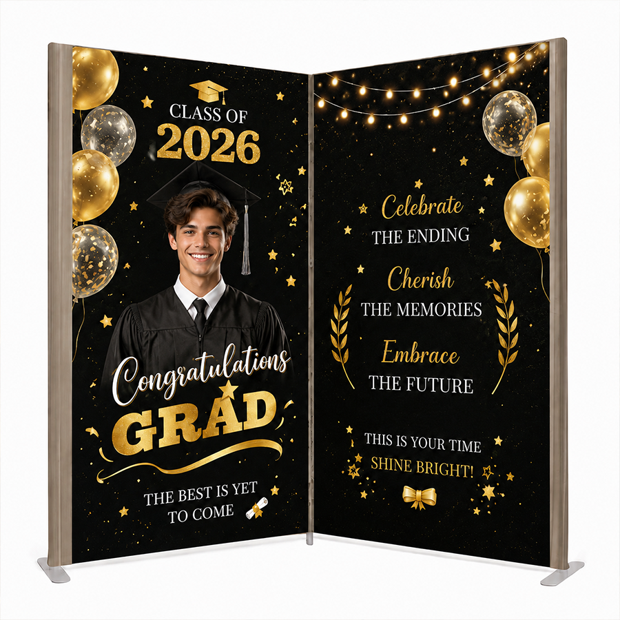 8ft by 8ft Open Book Backdrop Cover With Stand – Turn Every Event Into a Story