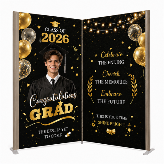 8ft by 8ft Open Book Backdrop Cover With Stand – Turn Every Event Into a Story