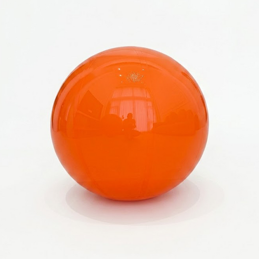 Bola de espejo inflable de color arcoíris iridiscente, reutilizable, de burbujas grandes y brillantes. 