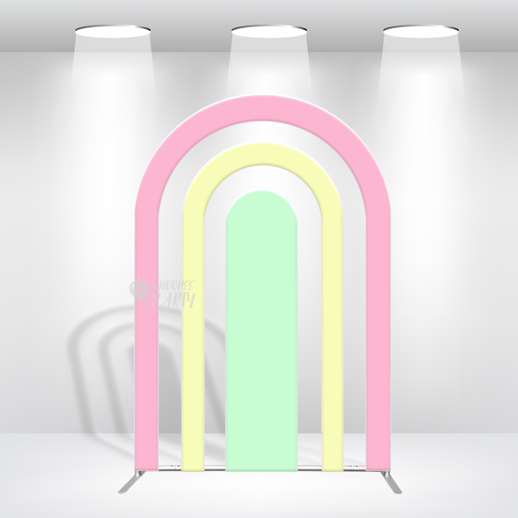 Rainbow Multi-Tier Arch Backdrop Wall Stand Made Of 32mm (Not 25mm) Diameter Aluminum Alloy Tube