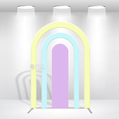 Rainbow Multi-Tier Arch Backdrop Wall Stand Made Of 32mm (Not 25mm) Diameter Aluminum Alloy Tube