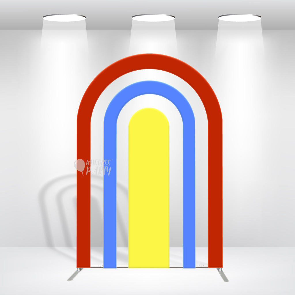 Rainbow Multi-Tier Arch Backdrop Wall Stand Made Of 32mm (Not 25mm) Diameter Aluminum Alloy Tube