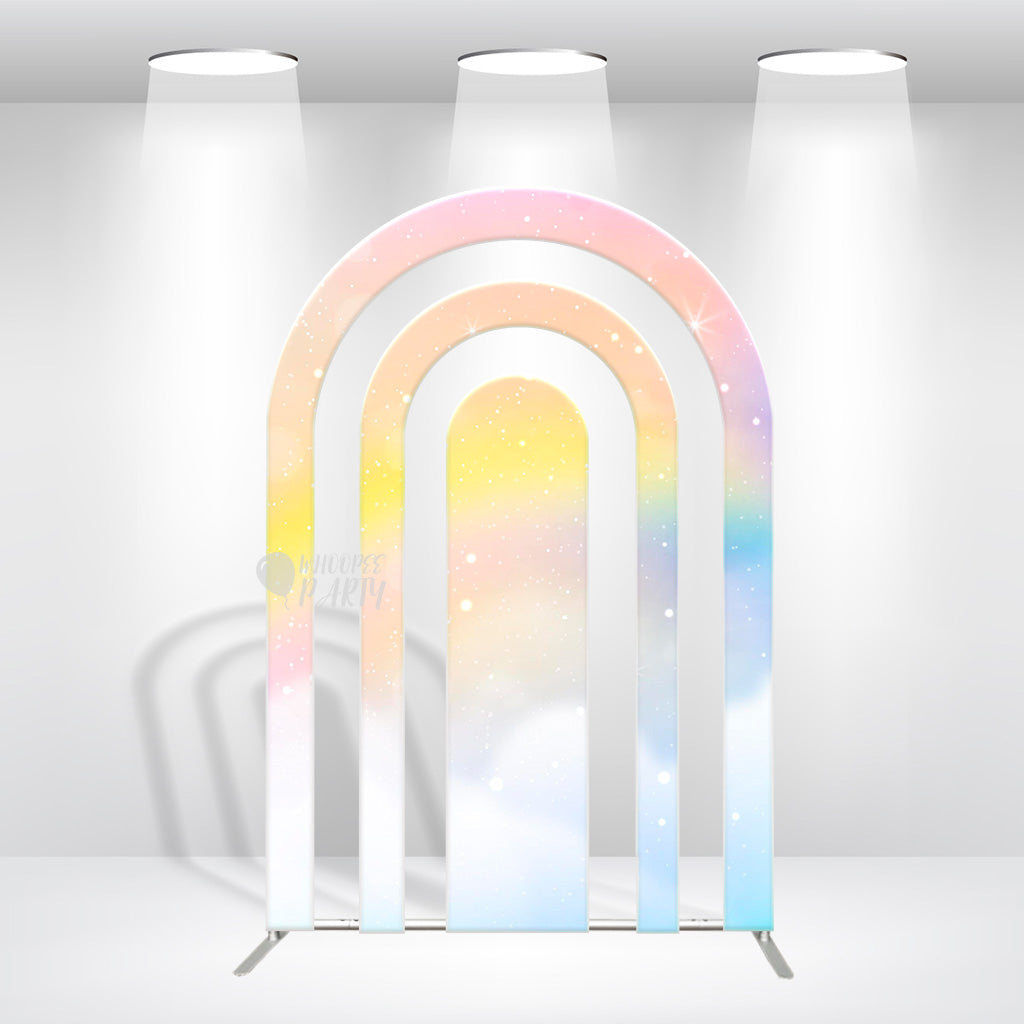 Rainbow Multi-Tier Arch Backdrop Wall Stand Made Of 32mm (Not 25mm) Diameter Aluminum Alloy Tube