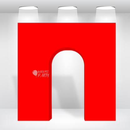 8x8ft 3d Triomphe Party Backdrop Stand Triumphal Backdrop 3D Square Backdrop