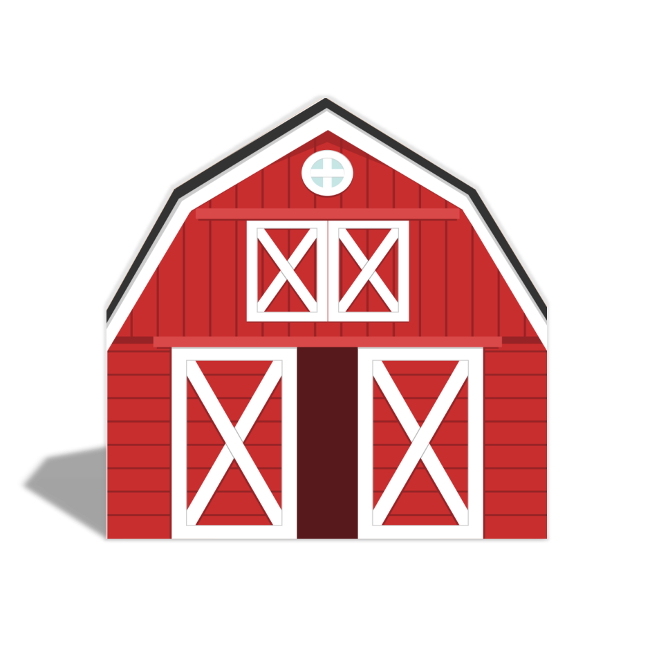 7x7ft Farm House Barn Arch Backdrop Wall Cover Stand For Birthday Baby Shower Party Decoration