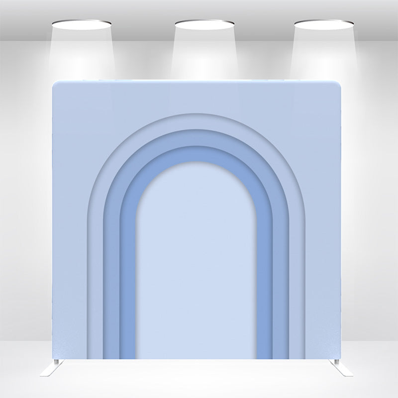 Ripple Tension Fabric Backdrop Wall Cover With Stand For Birthday Part ...