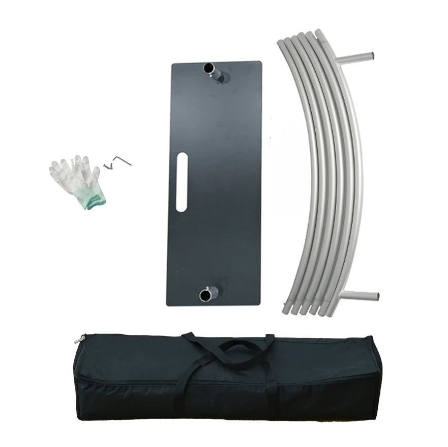 6ft 6.5ft Aluminum Alloy tube Round Circle Backdrop Stand For Wedding Birthday Baby Shower