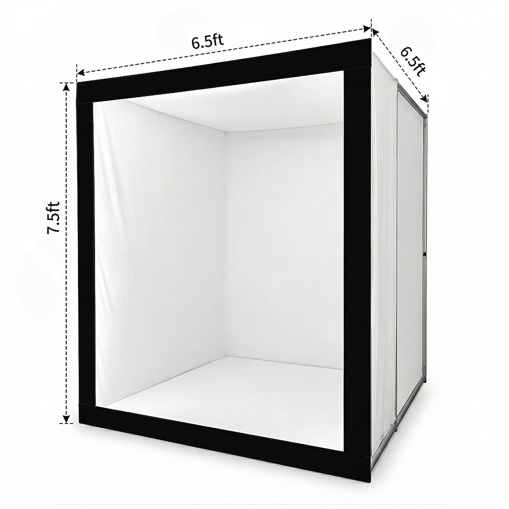 6.5x7.5ft Walk-In Party Magazine Photo Booth Box Turn Every Guest Into a Cover Star