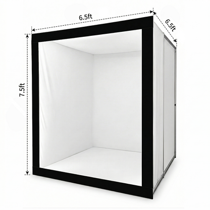 6.5x7.5ft Walk-In Party Magazine Photo Booth Box Turn Every Guest Into a Cover Star