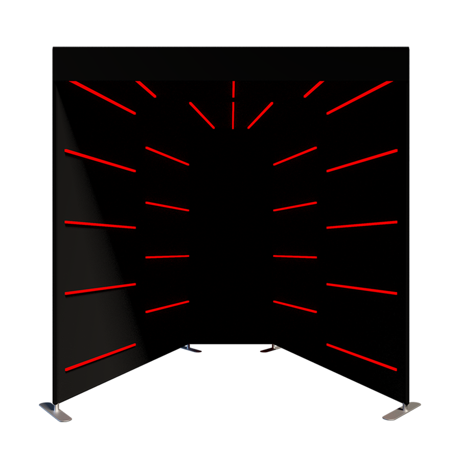 VOGUE LED Video Photo Booth Enclosure