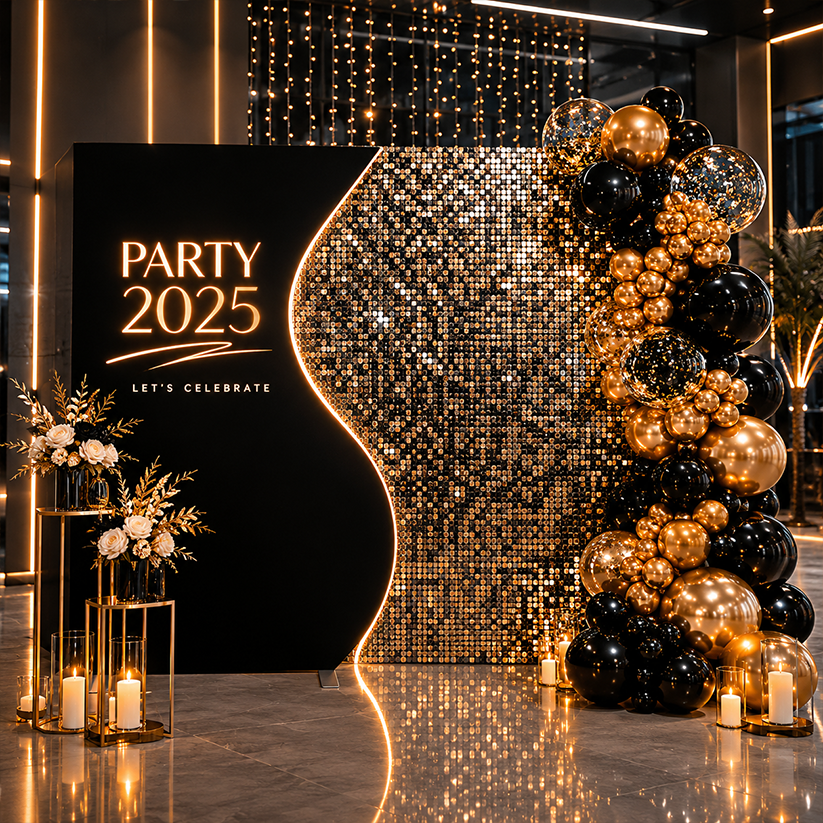 4x7ft Aluminum Alloy Half Vase Backdrop Frame Stand for Birthday Event Decoration