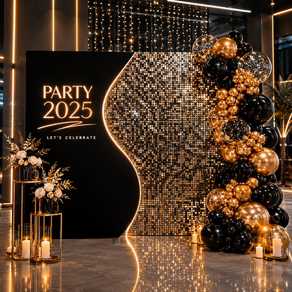 4x7ft Aluminum Alloy Half Vase Backdrop Frame Stand for Birthday Event Decoration