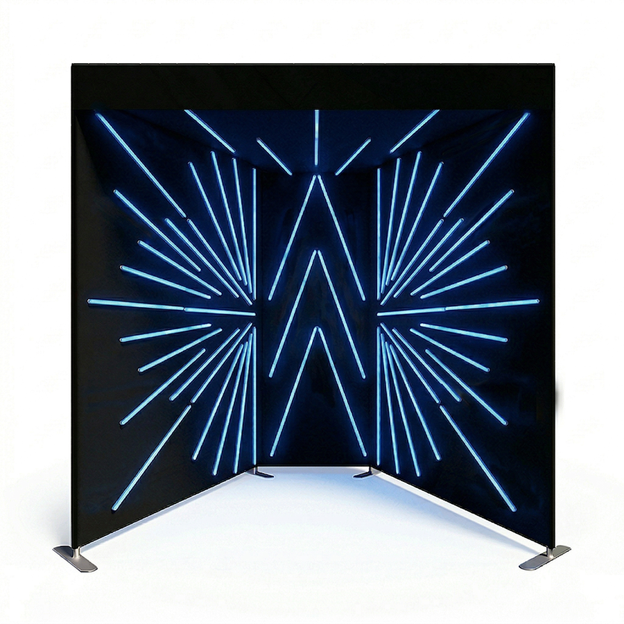 VOGUE Tunnel LED Walk-In Video Photo Booth Enclosure