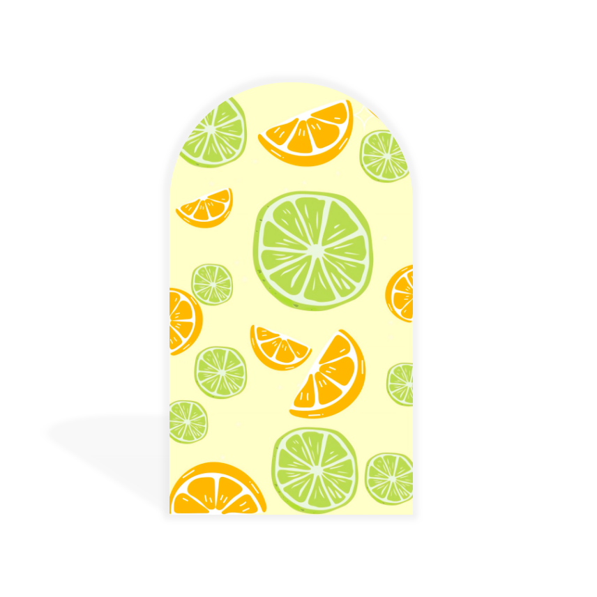 Fruit Theme Baby Shower Birthday Party Chiara Arch Backdrop Wall Cloth Cover