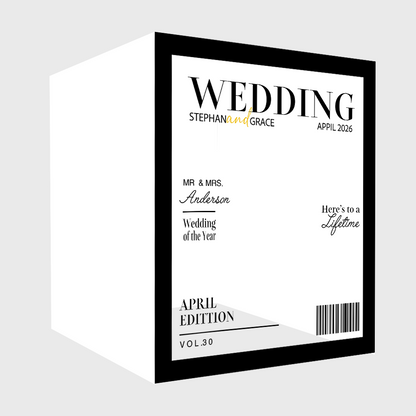 6.5x7.5ft Walk-In Party VOGUE Magazine Wedding Photo Booth Box Turn Every Guest Into a Cover Star