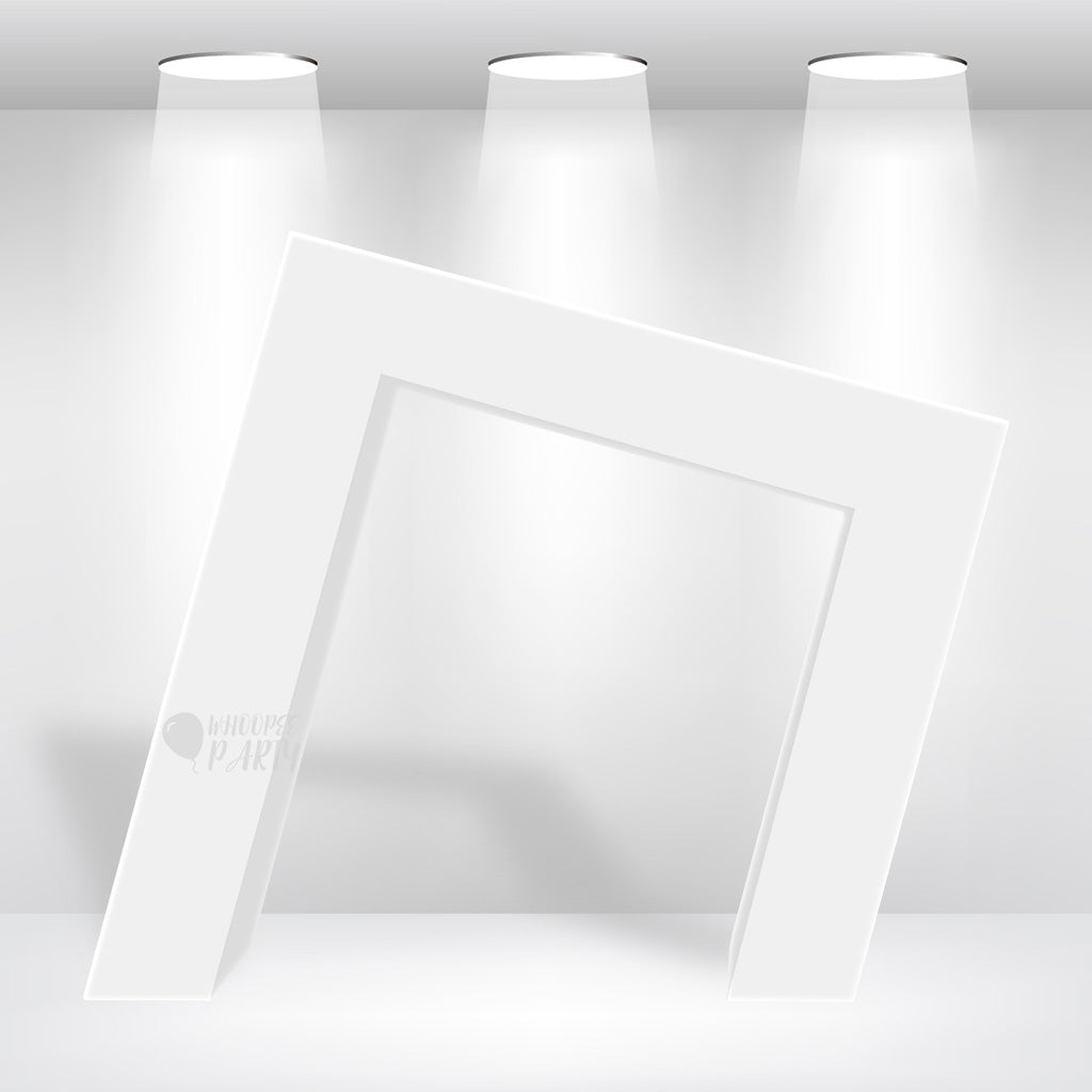 Slanted Square 3D Arch Backdrop Stand For Birthday Wedding Party Decoration Made of Aluminum Alloy Tube