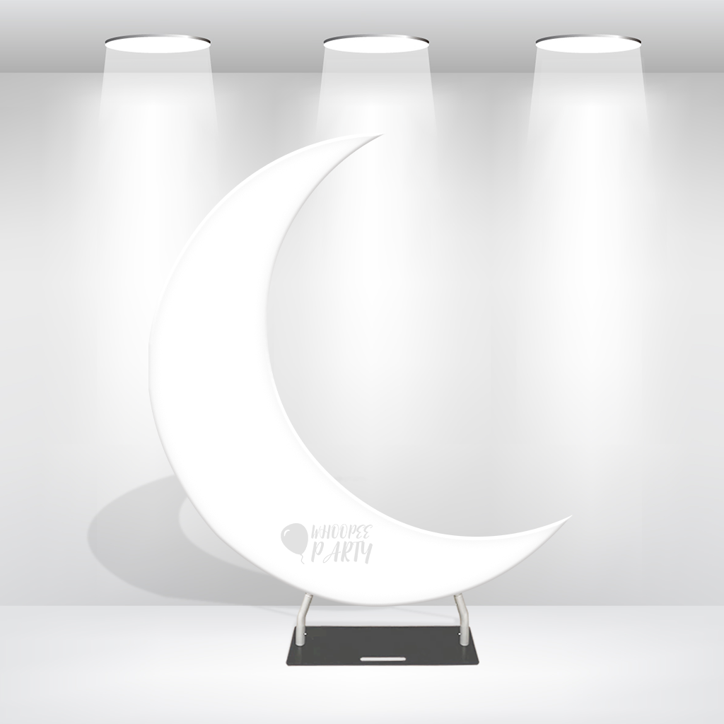 6.5ft Crescent Half Moon Shape Arch Backdrop Stand For Wedding Birthday Baby Shower