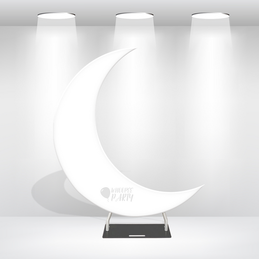 6.5ft Crescent Half Moon Shape Arch Backdrop Stand For Wedding Birthday Baby Shower