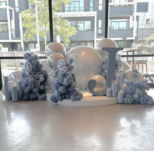 White Color Inflatable Mirror Ball Reusable Big Bubble Shiny Balloon Balls