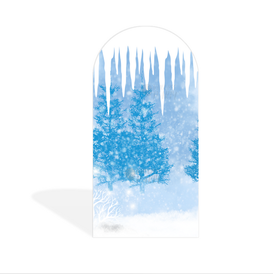 Winter Wonderland  Party Arch Backdrop Wall Cloth Cover