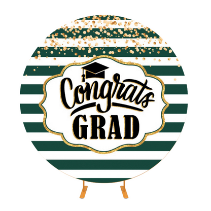 Graduation Decoration Circle Backdrop Cover