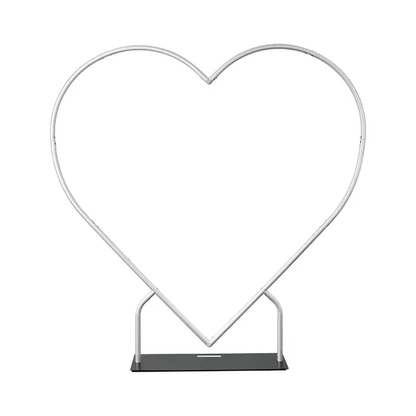 Heart Shape Aluminum Backdrop Stand For Birthday Wedding Mather's Day