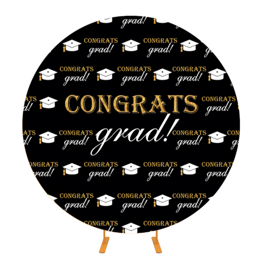 Graduate Decoration Round Background Cover