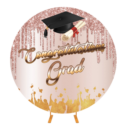 Graduation Decoration Round Background Cover
