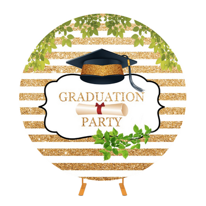 Graduation Decoration Circle Background Cover